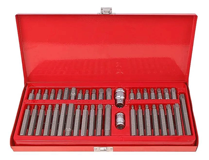 SET KIT JUEGO PUNTAS CORTO LARGO TORX ALLEN 40 PIEZAS - 1