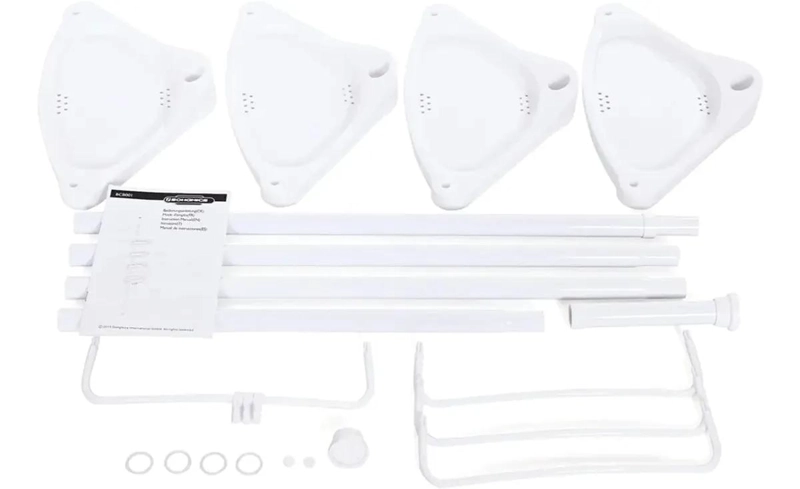 ORGANIZADOR DE BAÑO RETRACTIL CON CUATRO ESTANTES - 8