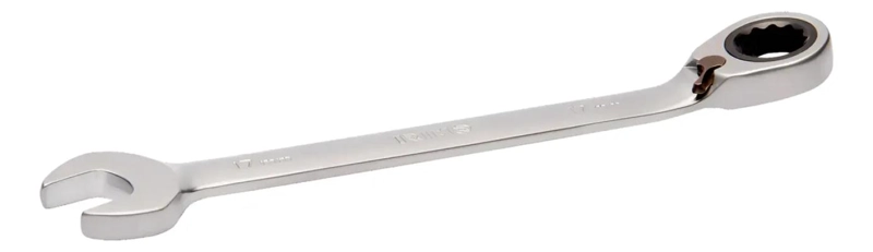 LLAVE DE APRIETE FIJA 17 MM CROMADO MATE - 1