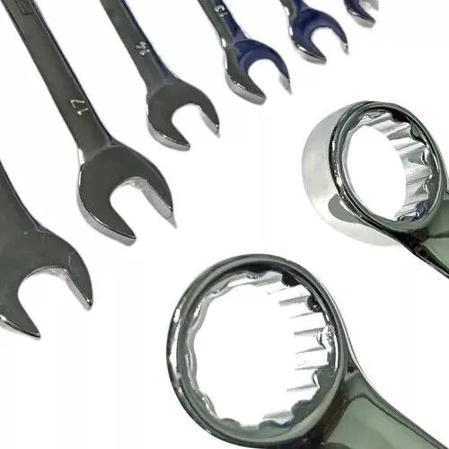 SET DE LLAVES COMBINADAS 8 PIEZAS CROMADAS - 1