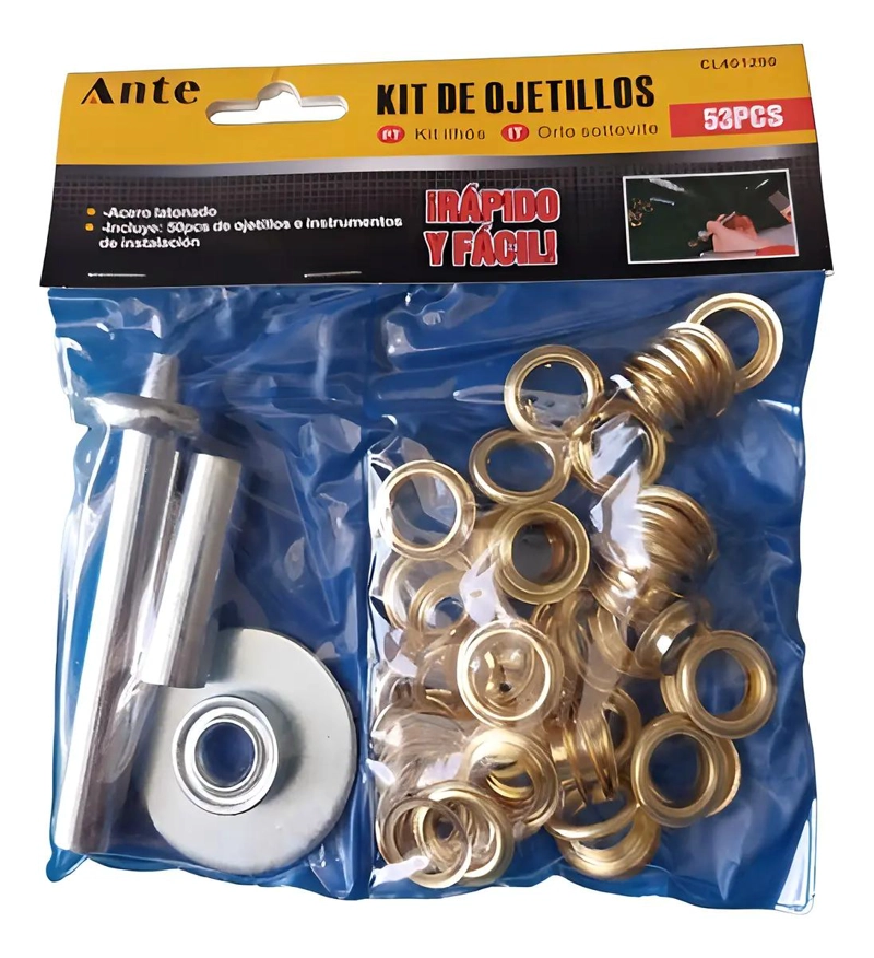 KIT DE OJETILLOS Y PRENSA PARA COSTURA 53 PIEZAS - 2