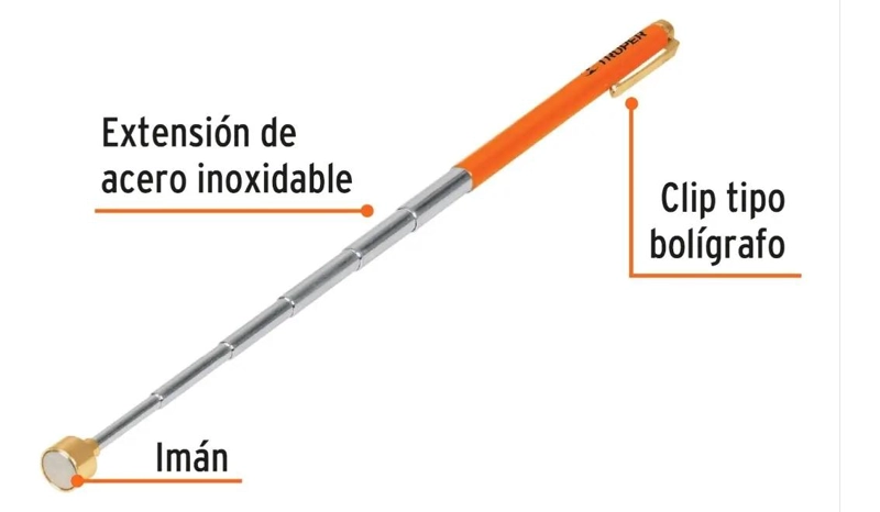 IMAN EXTENSIBLE PARA RECUPERAR OBJETOS DE METAL 65 CM - 1