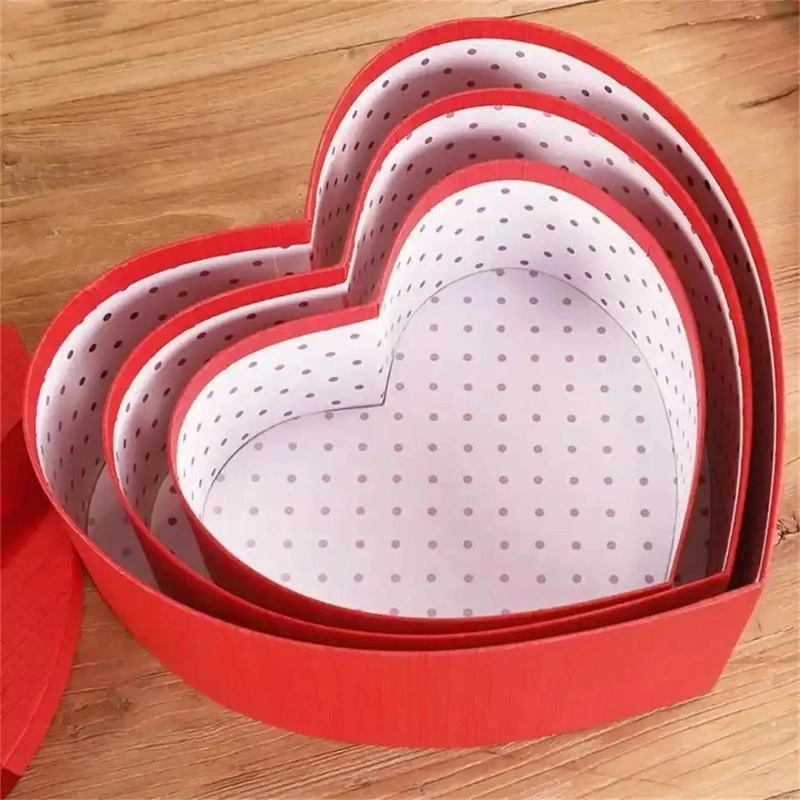 CAJAS DE REGALO EN FORMA DE CORAZON PARA CELEBRACIONES ESPECIALES - 3