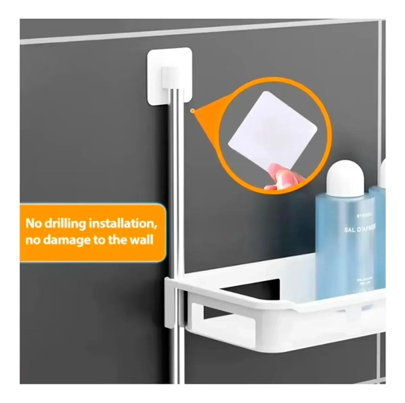 ORGANIZADOR DE BAÑO CON 3 ESTANTES PARA PRODUCTOS DE HIGIENE - 10