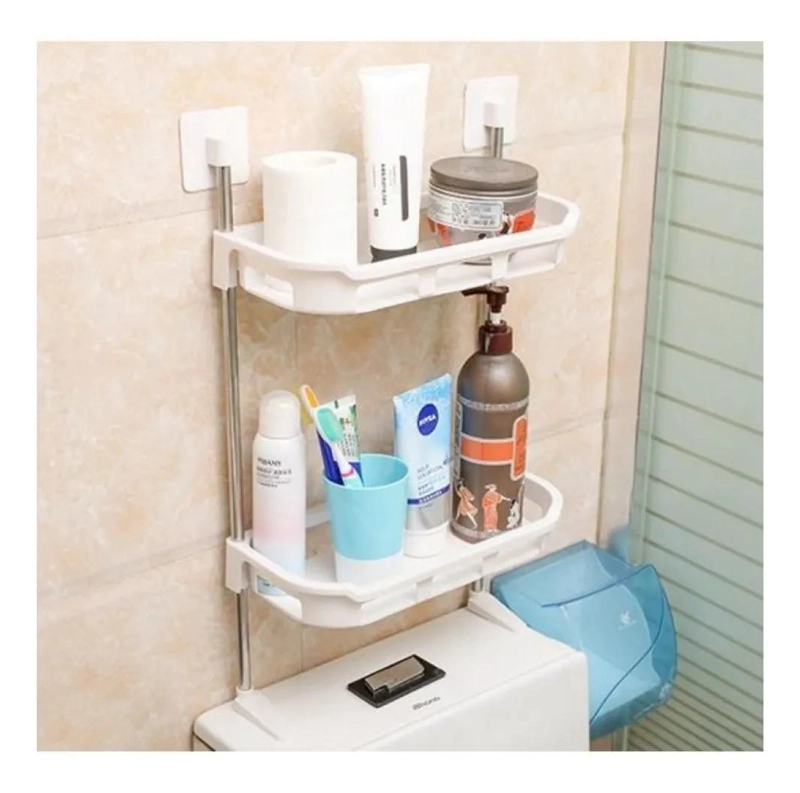 ORGANIZADOR DE BAÑO CON 3 ESTANTES PARA PRODUCTOS DE HIGIENE - 4