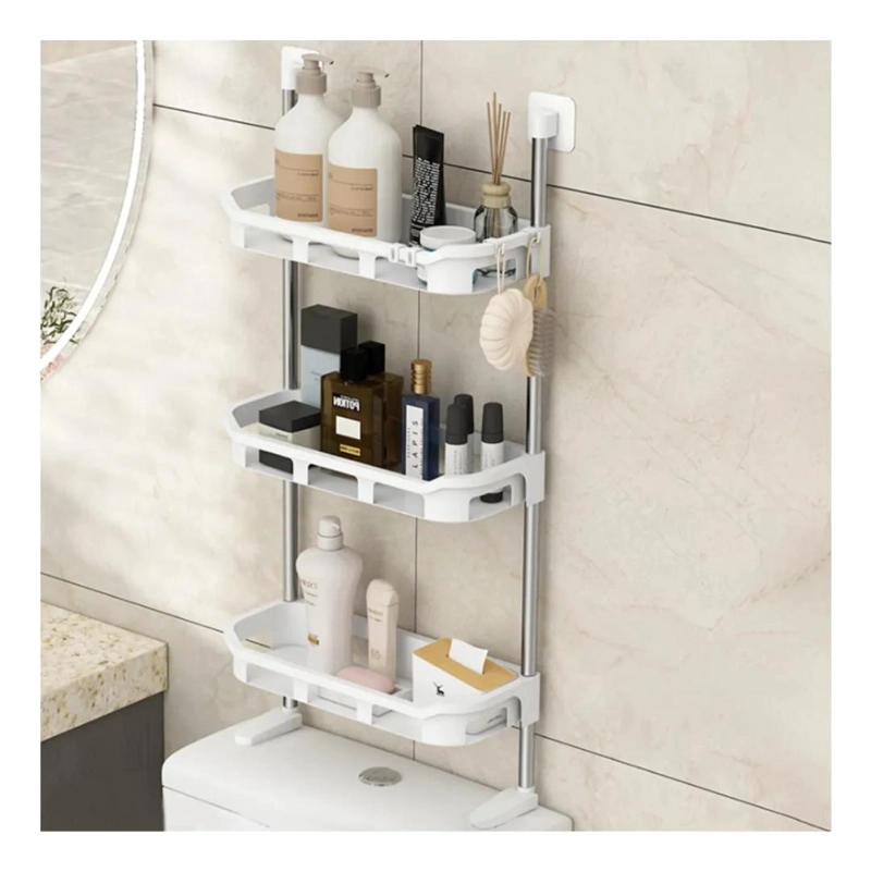 ORGANIZADOR DE BAÑO CON 3 ESTANTES PARA PRODUCTOS DE HIGIENE - 5