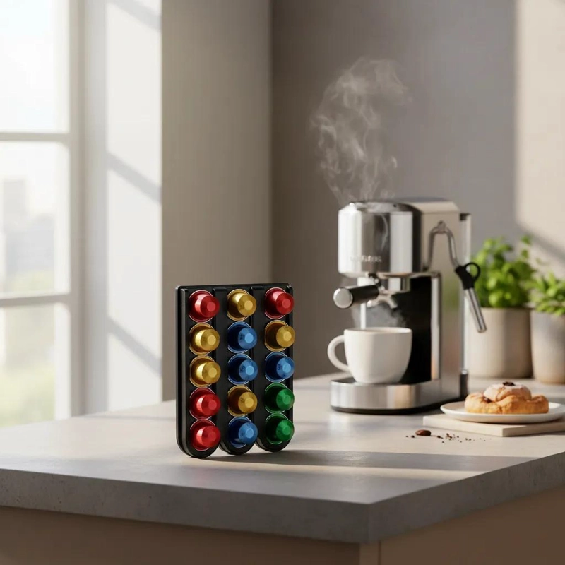ORGANIZADOR MODERNO PARA CAPSULAS DE CAFE  NESPRESSO - 1