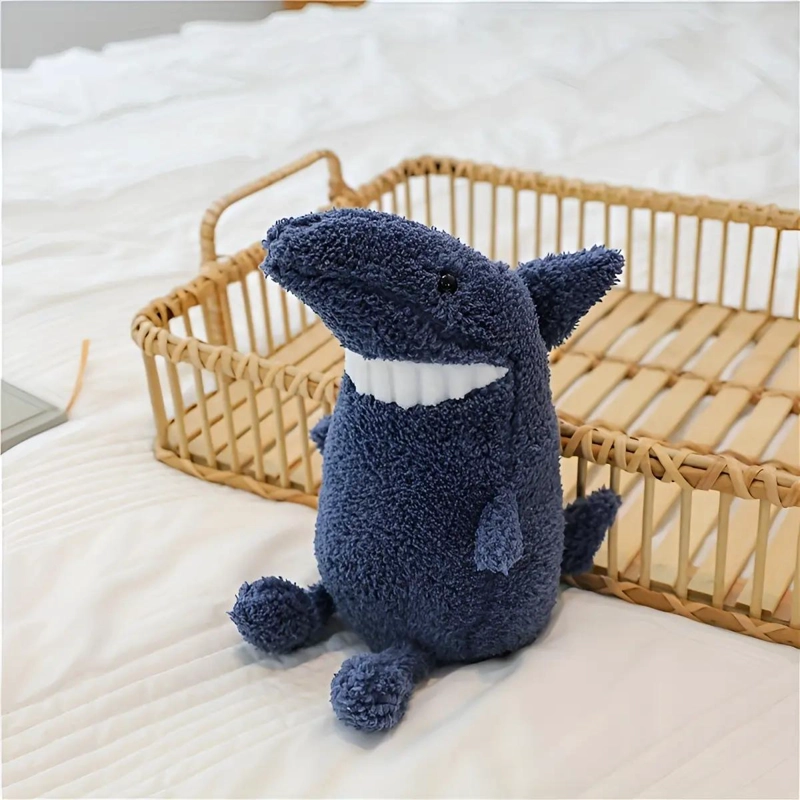 PELUCHE TIBURON SONRIENTE IDEAL PARA MASCOTAS - 2