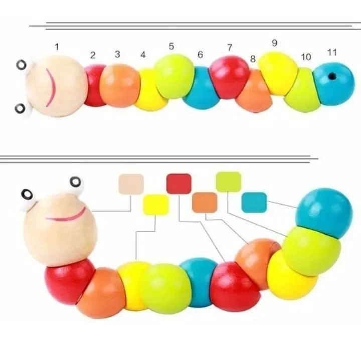 CUBO DE ENCAJE EDUCATIVO DE MADERA PARA NIÑOS - 8