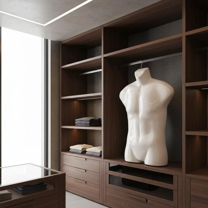 GANCHO COLGADOR TORSO HOMBRE PARA ROPA - 1