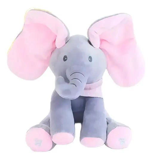 ELEFANTE INTERACTIVO DE PELUCHE MUSICAL CON SONIDOS - 1