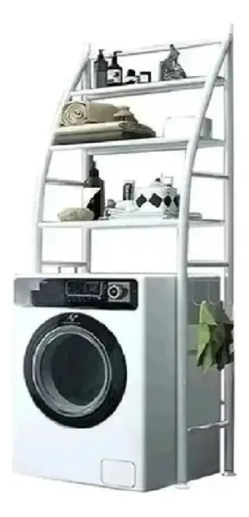 ESTANTE ORGANIZADOR METALICO DE 3 NIVELES PARA BAÑO Y LAVANDERIA - 1
