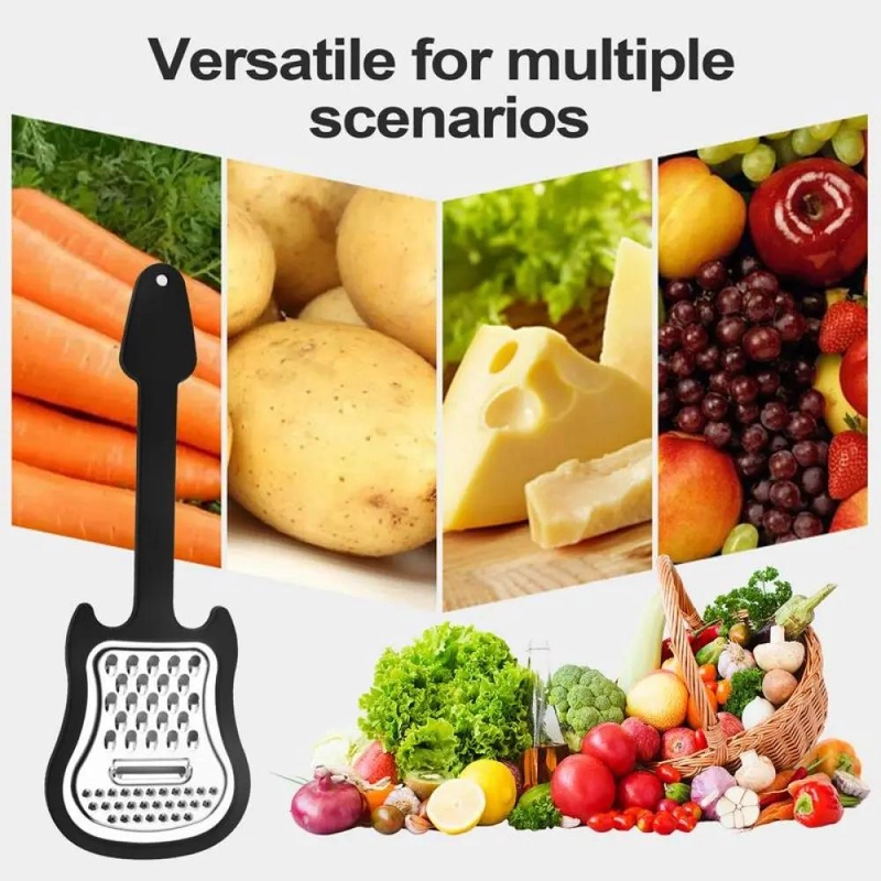 RALLADOR DE ACERO INOXIDABLE CON DISEÑO ERGONOMICO PARA COCINA - 3