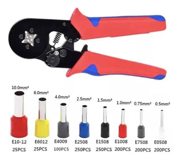 KIT CRIMPADOR Y 1200 TERMINALES FERRULES - 3