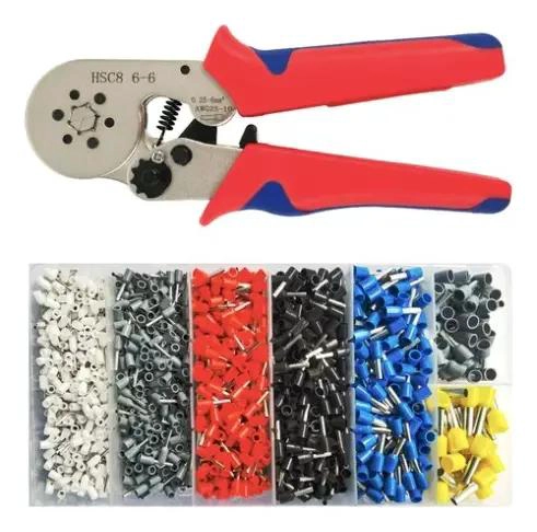 KIT CRIMPADOR Y 1200 TERMINALES FERRULES - 4