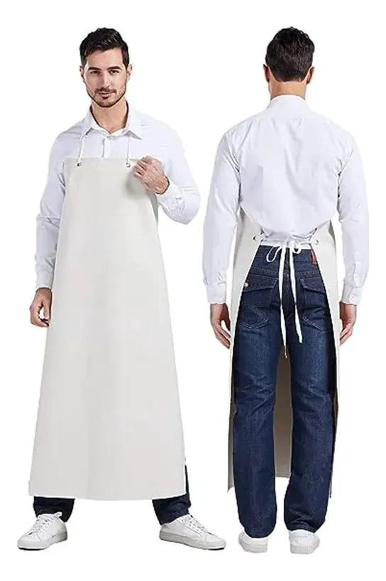 PECHERA DE HULE PVC IMPERMEABLE PARA COCINA Y TRABAJO - 1