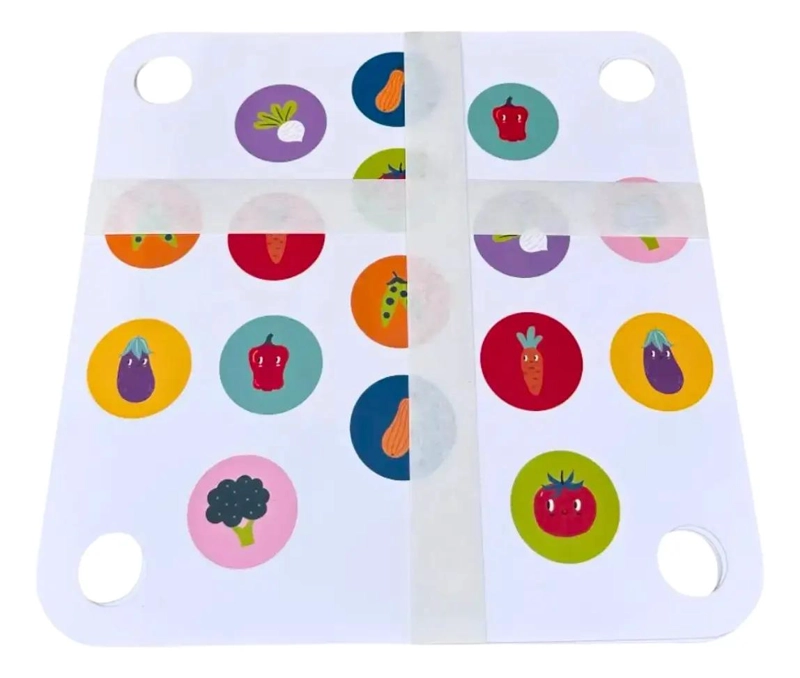 JUEGO DE MEMORIA DE MADERA CON MANZANAS PARA NIÑOS - 4