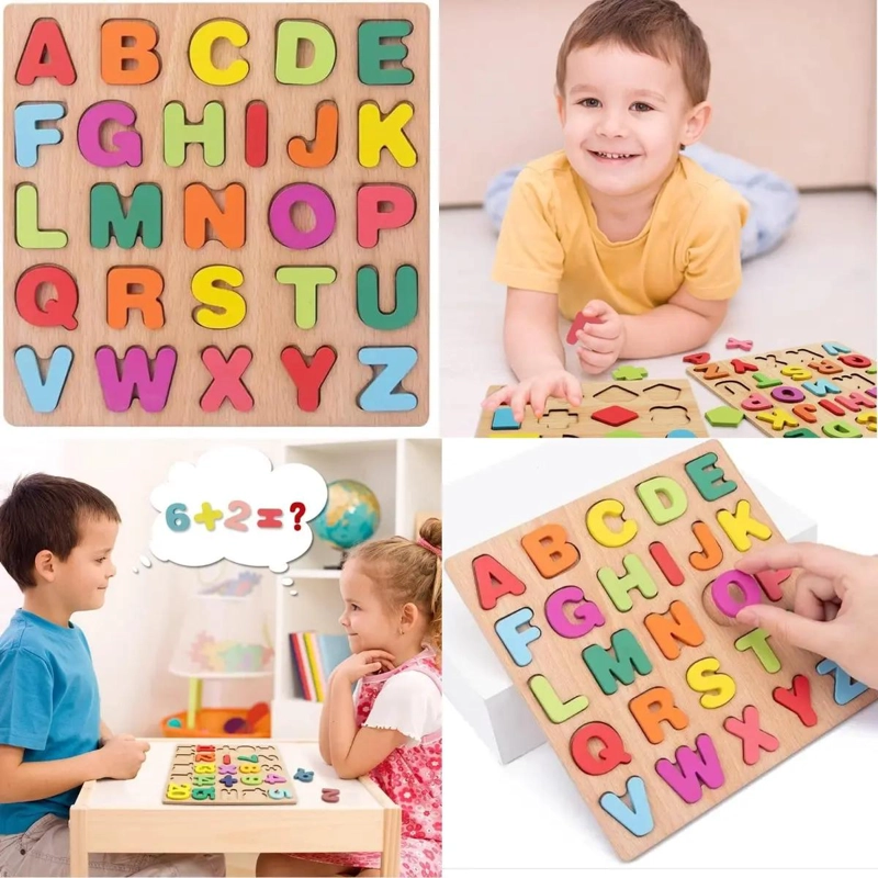 PACK DE 9 JUGUETES DIDACTICOS DE MADERA PARA NIÑOS - 1