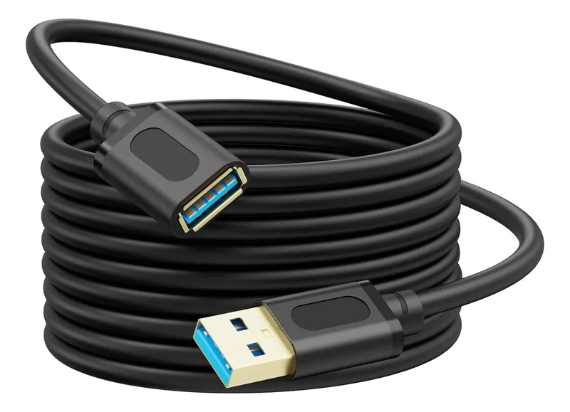 CABLE DE EXTENSION USB 3.0 MACHO A HEMBRA 3 METROS - 1