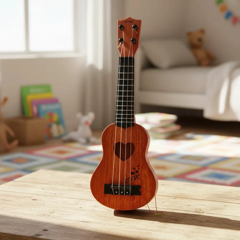 GUITARRA INFANTIL DE 4 CUERDAS PARA APRENDIZAJE MUSICAL - 4