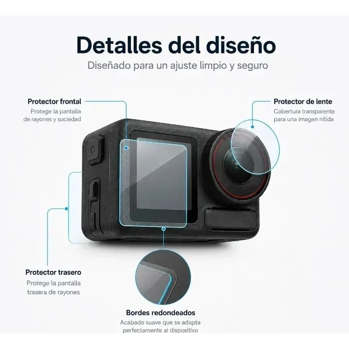 VIDRIO TEMPLADO RESISTENTE PARA CAMARA DE ACCION - 2