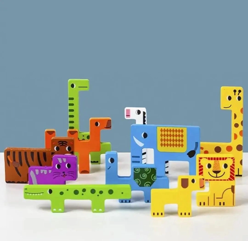 ROMPECABEZAS 3D DE MADERA PARA NIÑOS CON TEMAS DIVERSOS - 9
