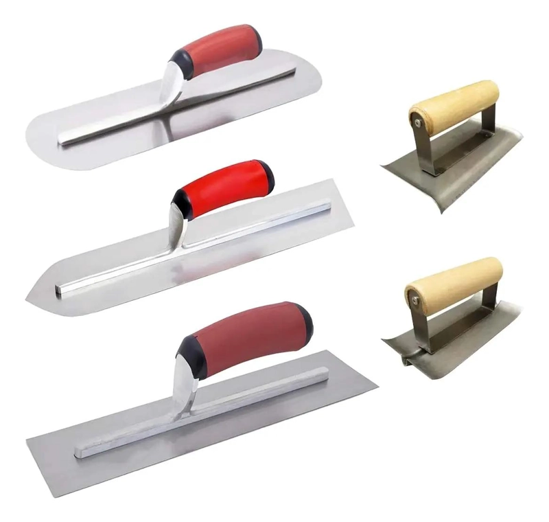 KIT DE HERRAMIENTAS PARA ENLUCIDO Y HORMIGON CON LLANAS - 1