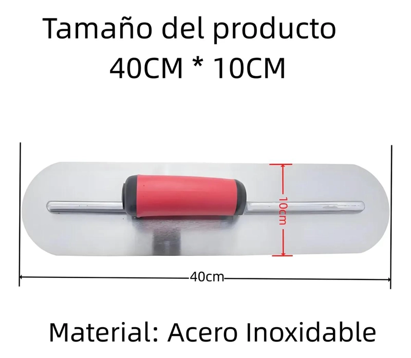 KIT DE HERRAMIENTAS PARA ENLUCIDO Y HORMIGON CON LLANAS - 2