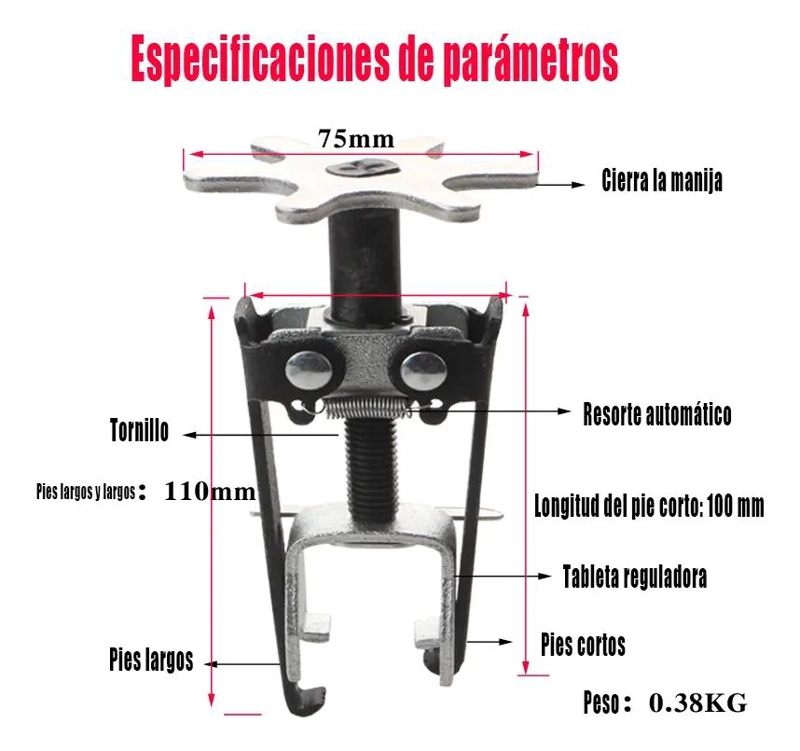 COMPRESOR DE RESORTES DE VALVULA PARA AUTOMOVIL - 3