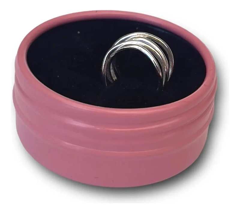 AROS CUFF CRUZADOS DE PLATA PARA USO SIN PERFORACION - 7