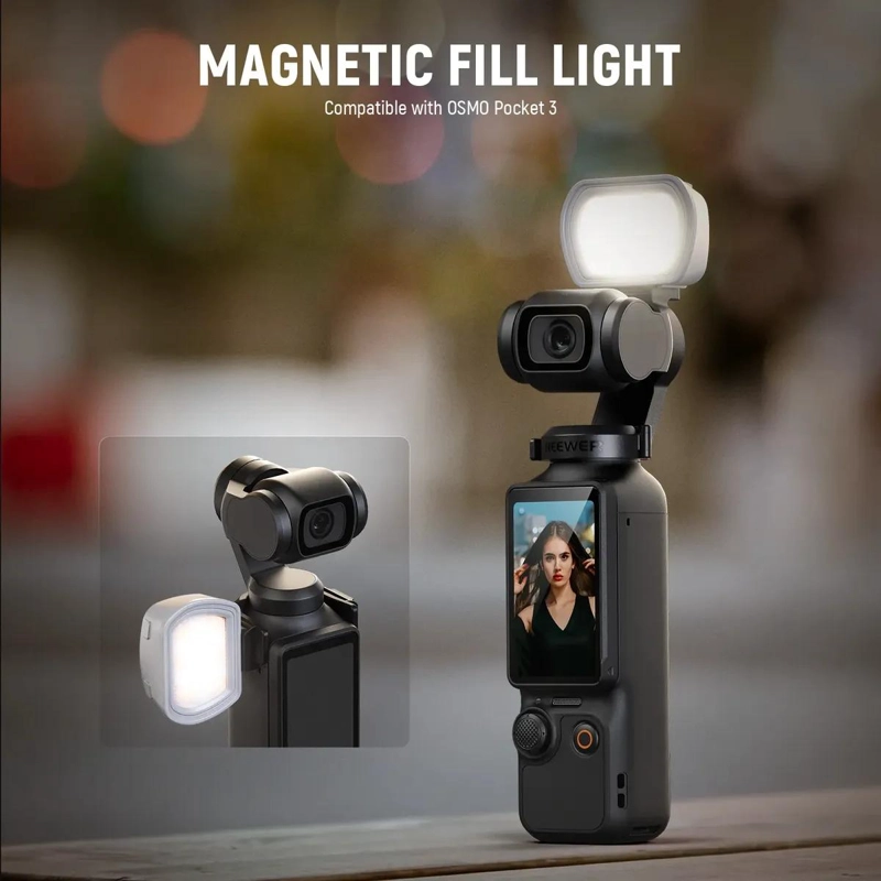 LUZ LED MAGNE TICA COMPACTA PARA GRABACION DE VIDEOS Y SELFIES - 2
