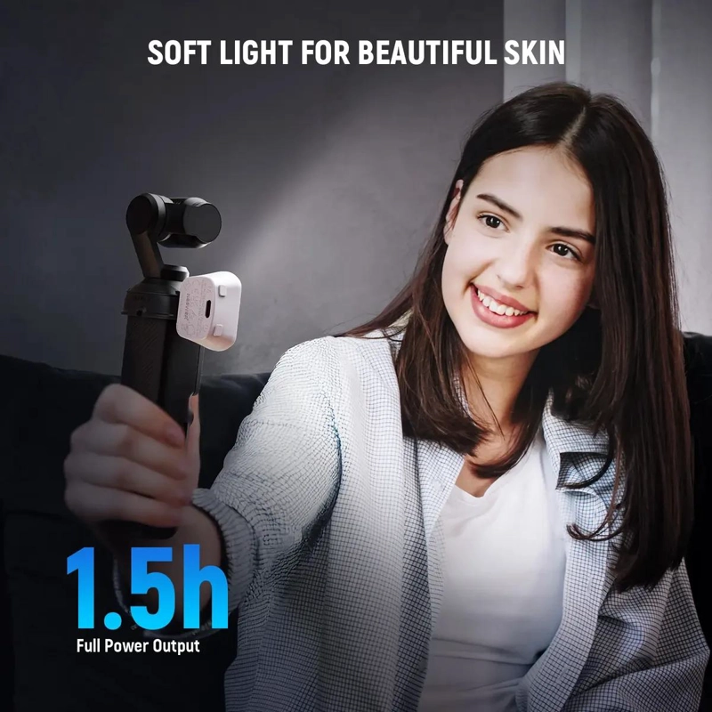 LUZ LED MAGNE TICA COMPACTA PARA GRABACION DE VIDEOS Y SELFIES - 6