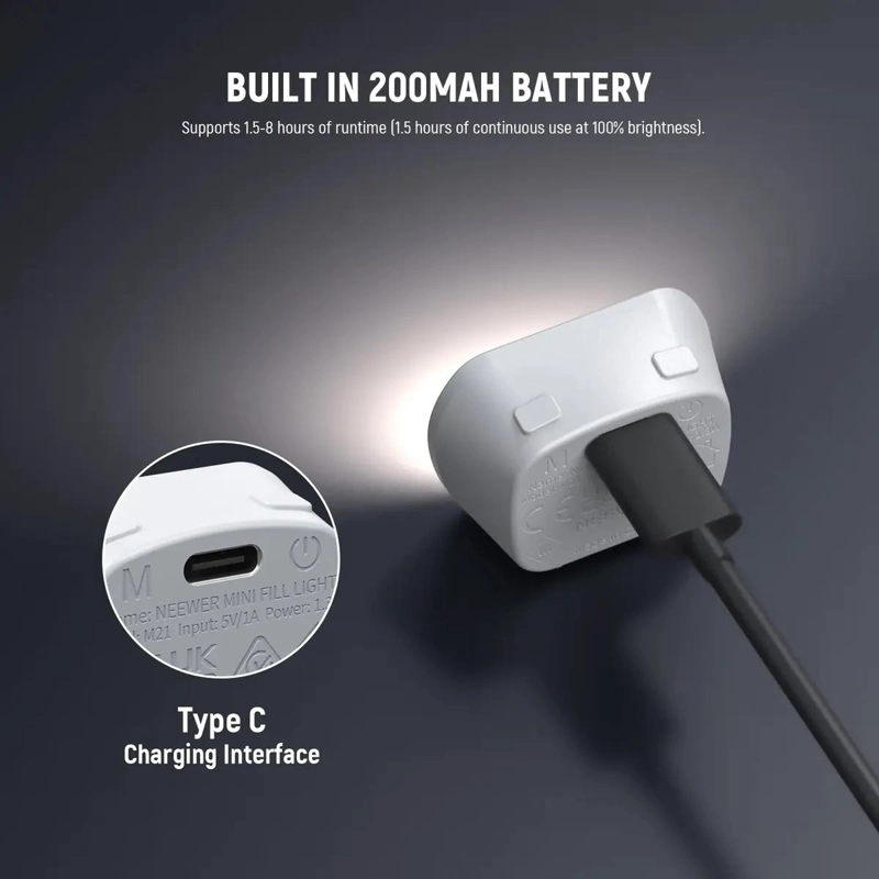 LUZ LED MAGNE TICA COMPACTA PARA GRABACION DE VIDEOS Y SELFIES - 8