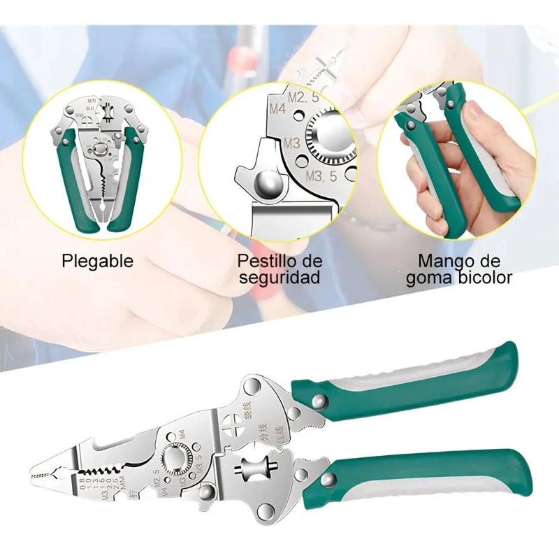 ALICATE MULTIFUNCIONAL PELACABLE 10-24 AWG - 3