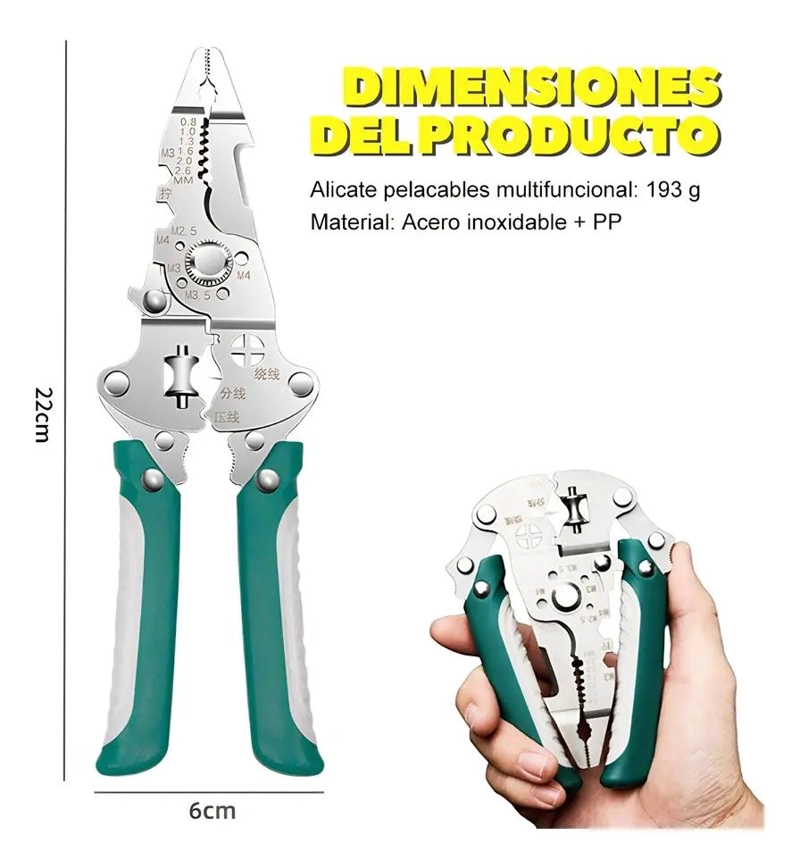 ALICATE MULTIFUNCIONAL PELACABLE 10-24 AWG - 4
