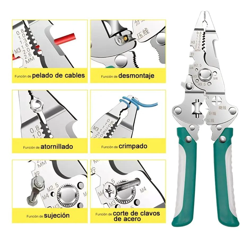 ALICATE MULTIFUNCIONAL PELACABLE 10-24 AWG - 5