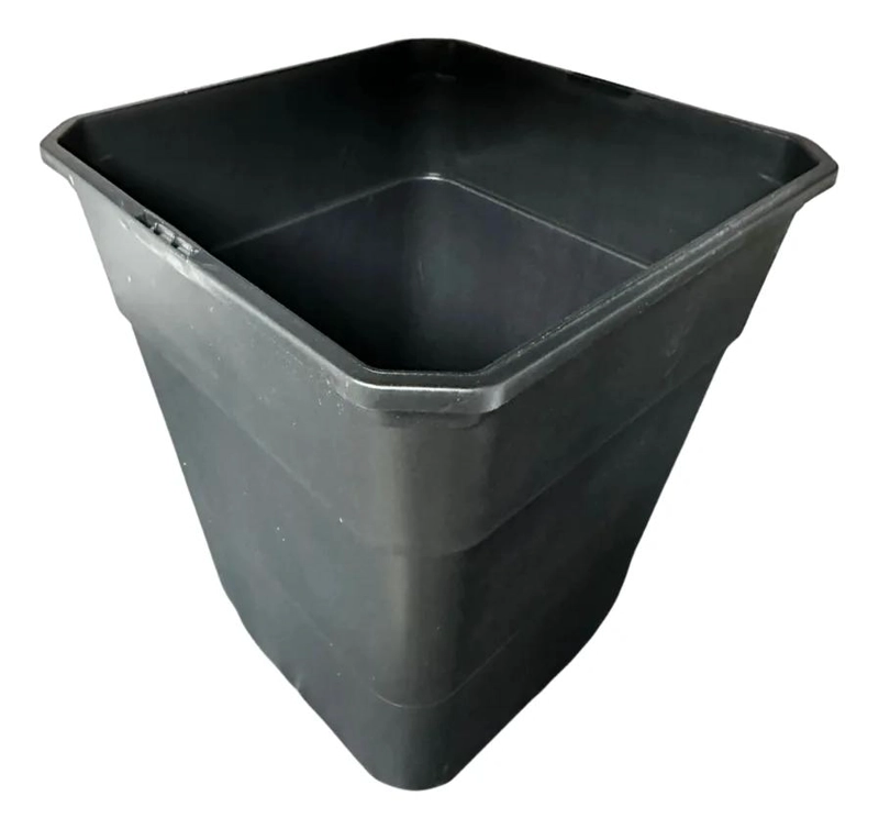 PACK DE 5 MACETAS CUADRADAS DE 2.5 LITROS PARA JARDINERIA - 5