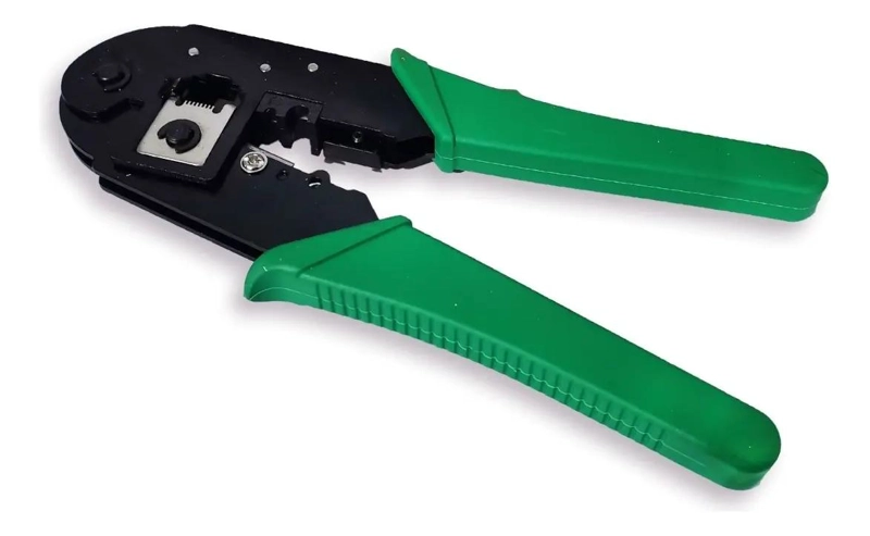 CRIMPADORA ALICATE PARA CONECTAR CABLES RJ45 - 3