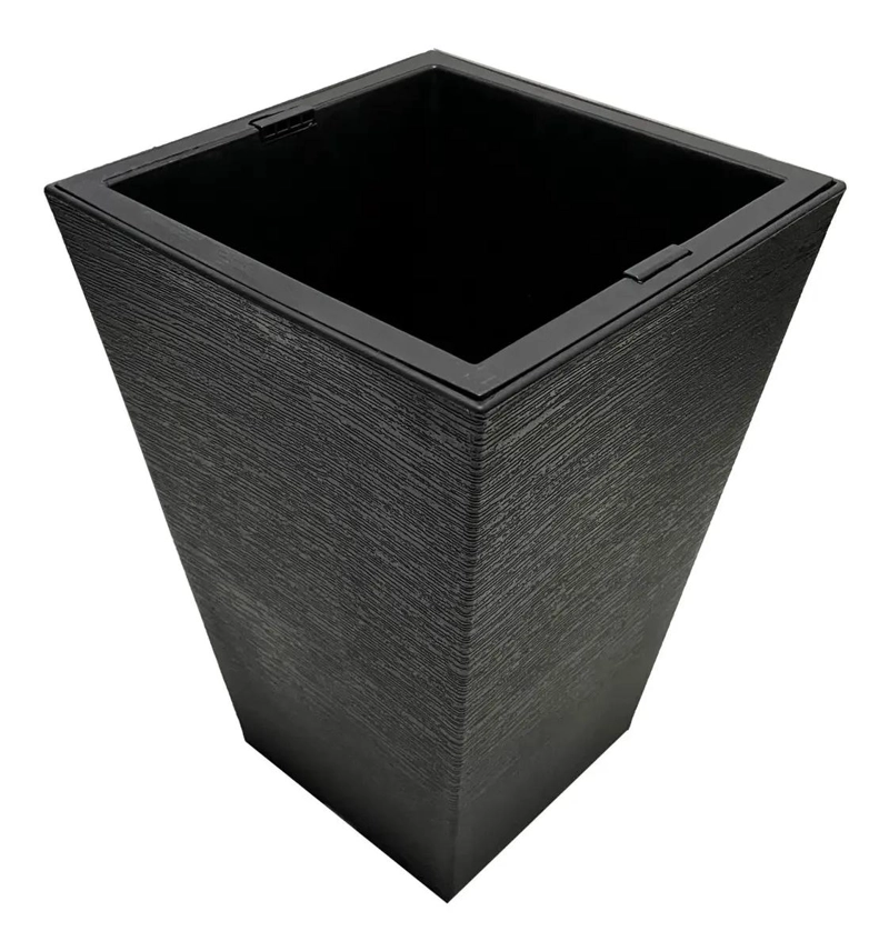 MACETERO CUADRADO DE PLASTICO 36CM PARA PLANTAS - 4
