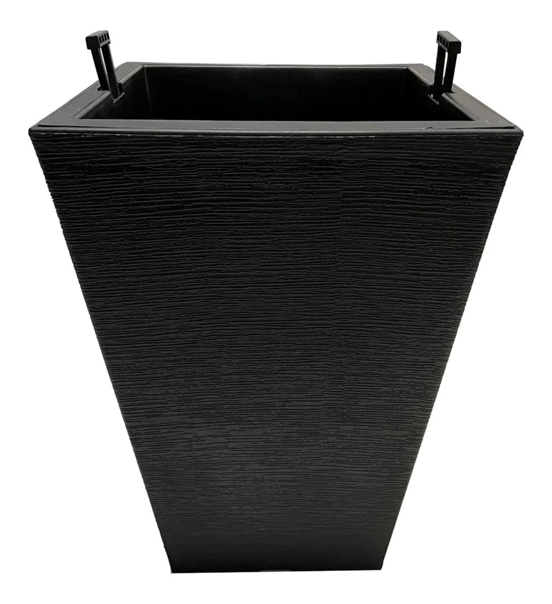 MACETERO CUADRADO DE PLASTICO 36CM PARA PLANTAS - 6