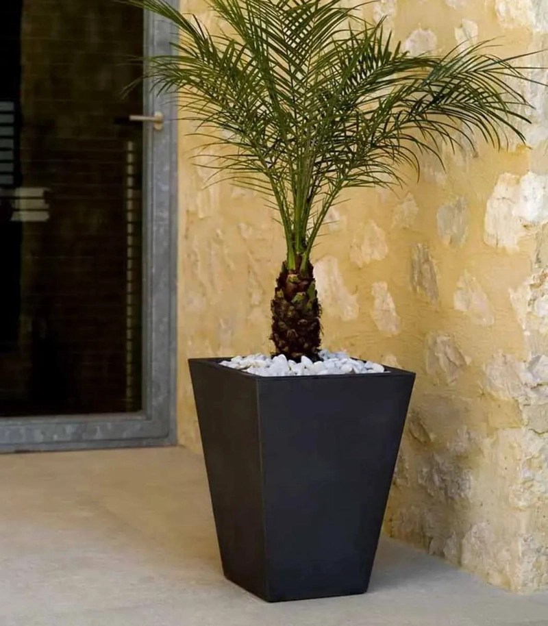 MACETERO CUADRADO DE PLASTICO 36CM PARA PLANTAS - 9