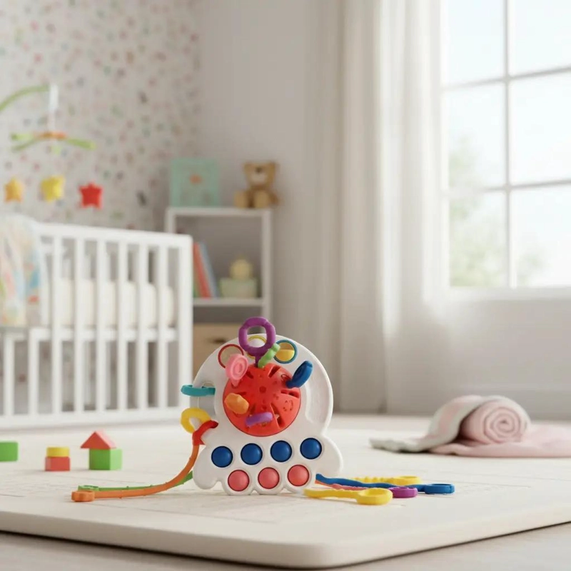 JUGUETE SENSORIAL MONTESSORI 4 EN 1 PARA BEBE S - 1
