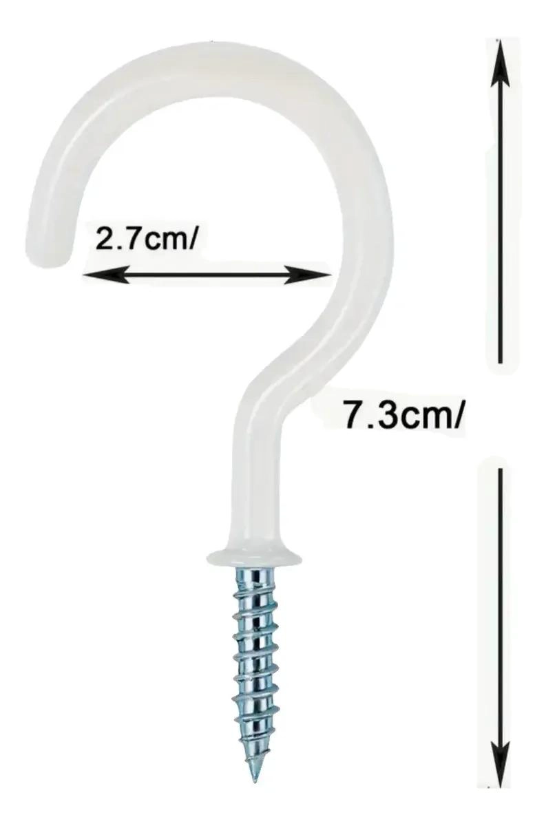 COLGANTE DE MACRAME  PARA MACETERO BLANCO DE ALGODON - 3