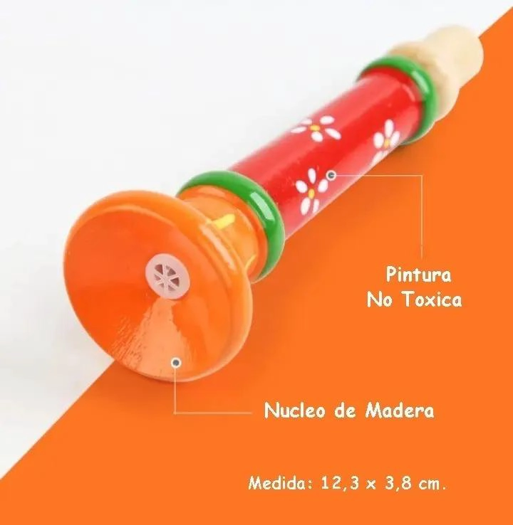 PACK DE JUGUETES MUSICALES DIDACTICOS DE MADERA PARA BEBE S - 6