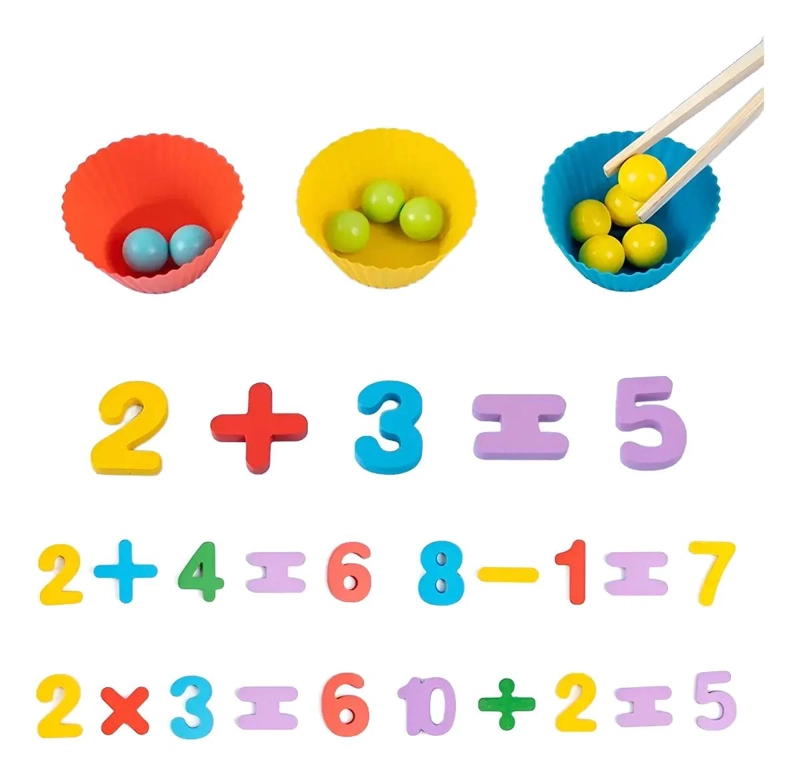 JUGUETE DIDACTICO DE CONTEO MONTESSORI PARA NIÑOS - 2