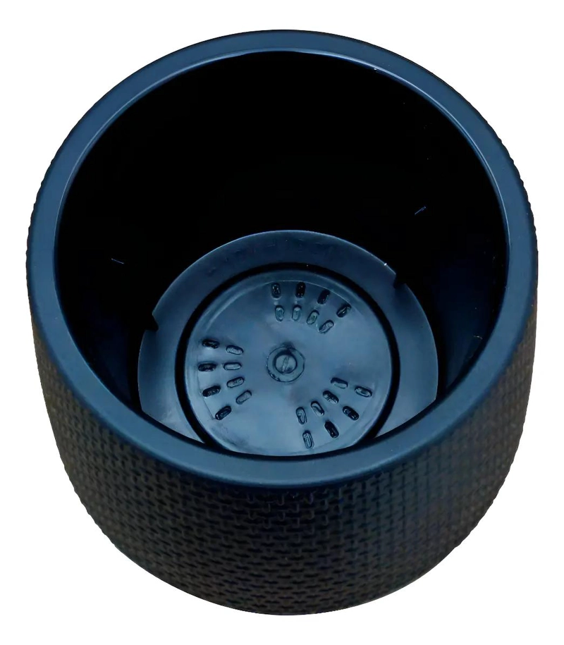 MACETERO DECORATIVO TEJIDO ESTILO RATAN 13 CM - 3
