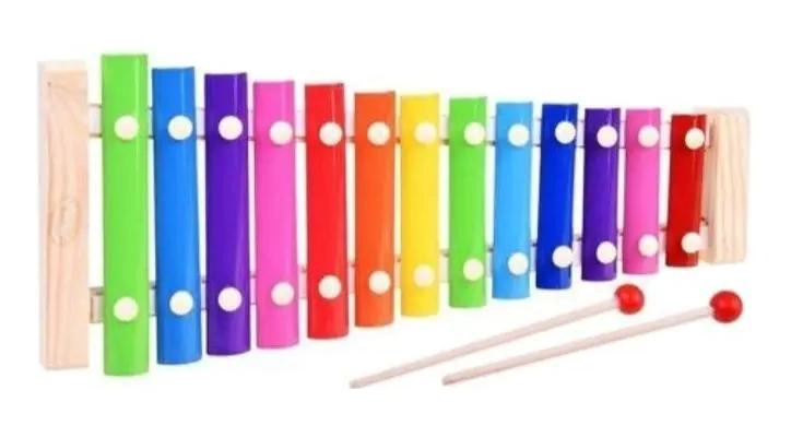 PACK DE JUGUETES MUSICALES DIDACTICOS DE MADERA PARA BEBE S - 7