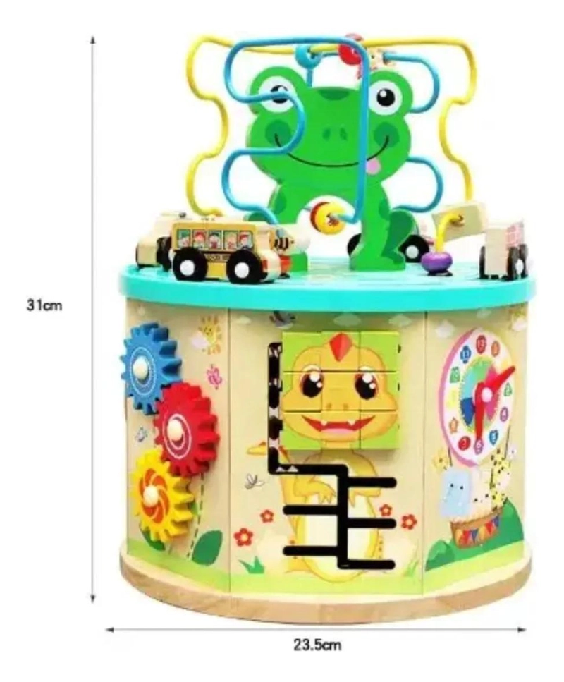 CUBO DE ACTIVIDADES MULTIFUNCCION PARA APRENDIZAJE INFANTIL - 2