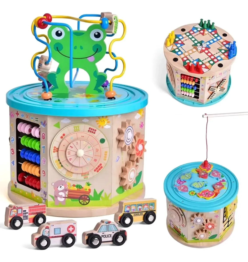 CUBO DE ACTIVIDADES MULTIFUNCCION PARA APRENDIZAJE INFANTIL - 6