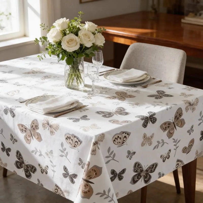 MANTEL RECTANGULAR IMPERMEABLE PARA MESA DE 150X200 CM - 2